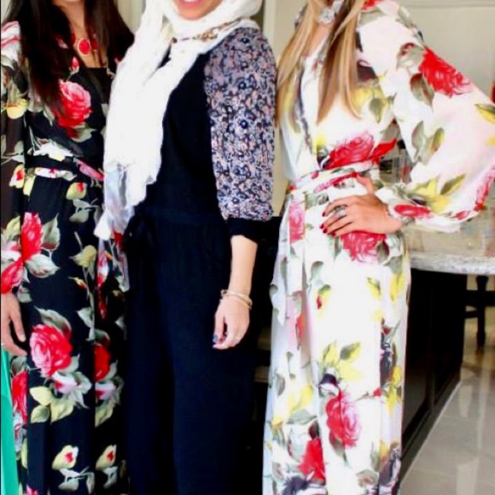 SUPER cute and comfy flower patterned pants jumpsuit